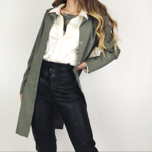 Vintage Deadstock Longline Houndstooth Jacket | Size M - Picture 2 of 15